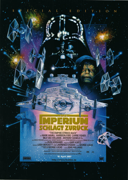 star wars special edition 1997R german one sheet poster rolled a1